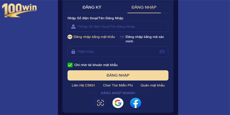 Chọn đúng link đăng nhập 100win để tránh giả mạo